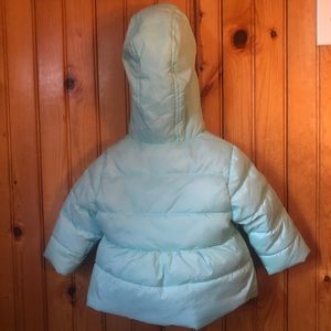 12 month aquamarine winter coat W LITTLE STAINING